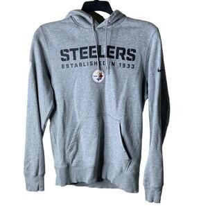 Nike Pittsburgh Steelers NFL Football Sweatshirt Hoodie M Swoosh Sporty Pullover